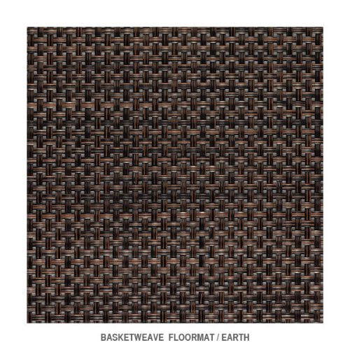 Basketweave - Earth Floormat by Chilewich - 2'2