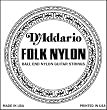 D'Addario Single Classical/Folk Guitar Clear Nylon 032 Ball End Strings