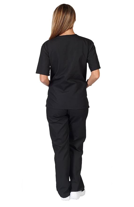 Amazon.com: Women's Scrub Set (Assorted Colors, XS-3X) Medical ...