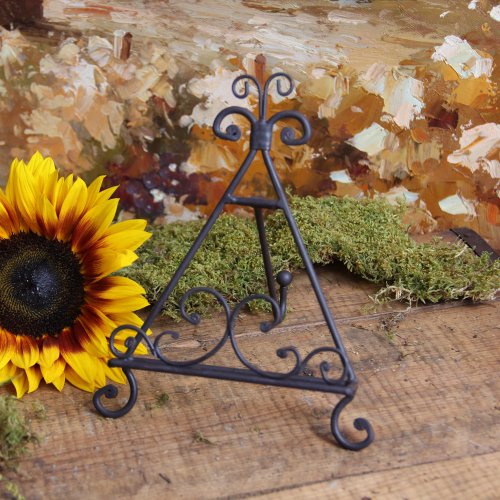 Iron Easel Cookbook Holder Stand Home Decor