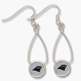 Carolina Panthers French Loop Dangle Earrings