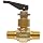 Parker VQ Series Brass Toggle Valve, Inline, Toggle Handle, PTFE Stem, NPT Male
