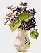 Vase Purple Flowers Needlepoint Canvas