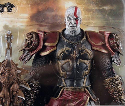 High Quality NECA God of War 2 II Kratos in Ares Armor W Blades 7" PVC Action Figure Toy Doll Chritmas Gift MVFG147