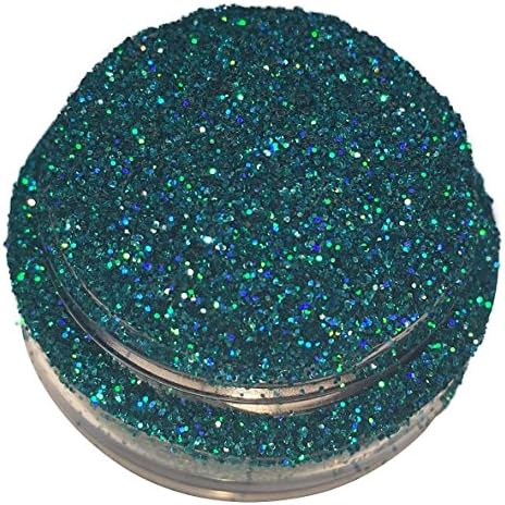 Calavera Cosmetics Green Glitter For Eyeshadow / Eye Shadow / Eyes / Face / Lips / Nails Makeup Glitter Dust Shimmer - Compare to NYX - Holographic Loose Cosmetic Glitter / Nail Art (Delirium)
