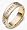14 Karat Yellow Gold Diamond & Titanium 7mm Wide Wedding Band - 4