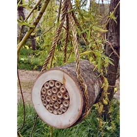 Rondin pour abeilles ma�onnes rouges