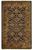 Regal Ii Area Rug, 46x66 OVAL, BLACK/GOLD
