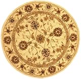 Traditions Handmade Wool and SilkTD602A Ivory 4 Round Area Rug Traditions Handmade Wool and SilkTD602A Ivory 4 Round Area Rug
