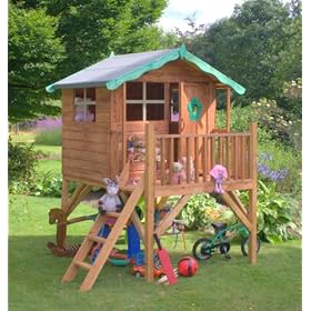 Tulip Tower Playhouse - Garden Tree House Play Area