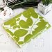 [Green Leaves] Japanese Coral Fleece Baby Throw Blanket (26 by 39.8 inches)