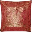 ShalinCraft Pillow Covers Decorating Ideas Handmade Christmas Gifts Silk Fabric 16x16 inches (bcbr302)