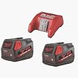 Milwaukee Accessory 48111833 V18 2 Pack Battery And Charger