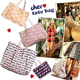 ★モデルの梨花さん愛用♪【【cher】】トートエコバッグ☆【Sサイズ】◆cher　[ns]