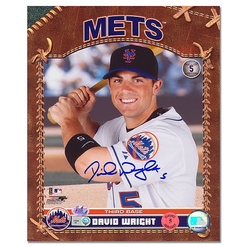 Mounted Memories New York Mets David Wright Autographed 8x10 Photo