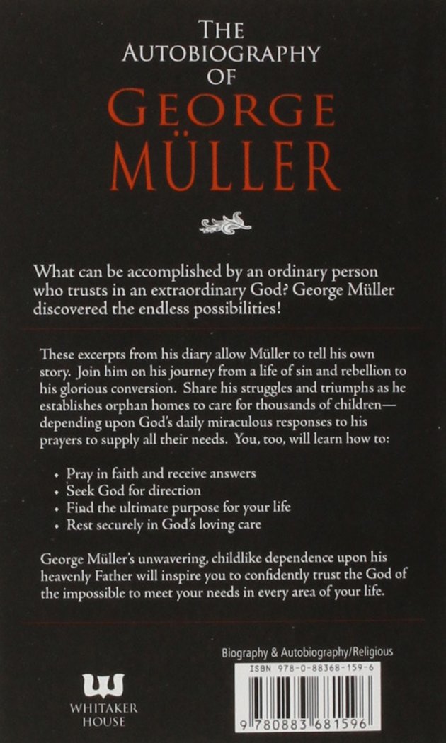 The Autobiography Of George Muller: George Muller: 9780883681596 ... The Autobiography Of George Muller: George Muller: 9780883681596 ...