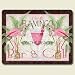 Tempered Glass Pink Flamingo Bar & Grill Cutting Board