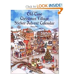 Old-Time Christmas Village Sticker Advent Calendar (Dover Sticker Books)