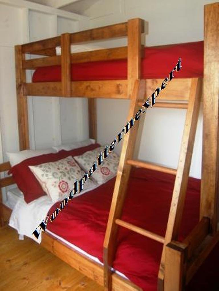 Amazon.com: Bunk Bed Plans, Rustic Twin eBook: bunkplans.wordpress ...