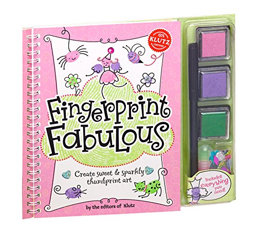 Klutz Fingerprint Fabulous: Create Sweet and Sparkly Thumbprint Art Craft Kit