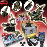 Top Grade Handmade Copper Tattoo Machine + Digital Power Supply Kit