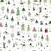 Caspari Wonderland 9-Foot Wrapping Paper Roll