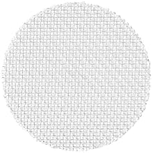 Nylon 6/6 Woven Mesh Disc, Square Openings, Natural