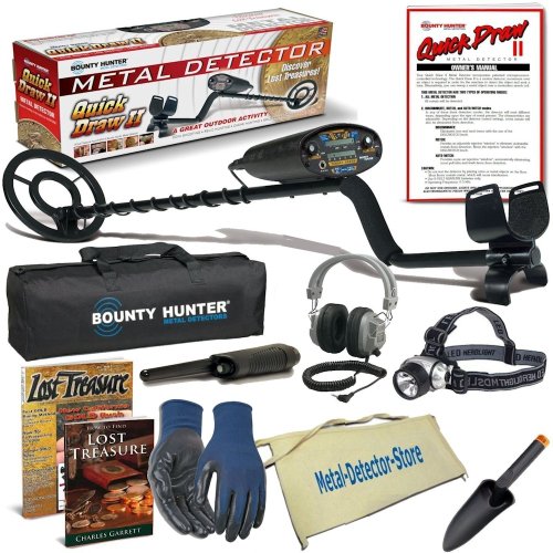 Bounty Hunter Quick Draw II Metal Detector W/8