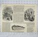 1843 Antique Print View Triumphal Arch Ship'S Anchor