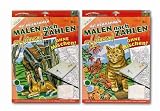 Eigenschaften Mammut / Malen nach Zahlen auf Keilrahmen Kätzchen 28 x 35 cm, ohne Mischen