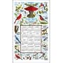 Linen Calendar Towel (Songbird Festival) 2012