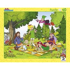 Schmidt Spiele 55736 - Bibi Blocksberg, Das Hexenpicknick, Rahmenpuzzle