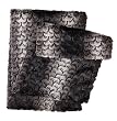 Aromahome Faux Fur Scarf - Black/Grey