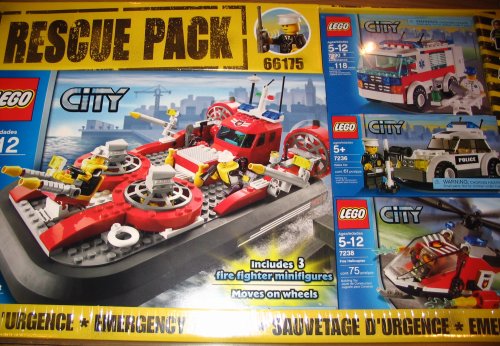 Lego Rescue Pack CITY Essential Vehicles Collection 66175