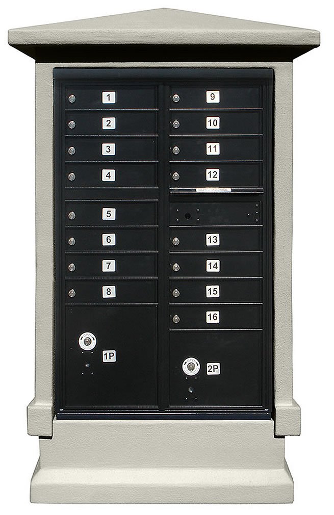 Amazon.com : Stucco Short Pedestal CBU Column Mailbox Center ...