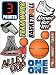 Basketball Themed Die Cut Assortment Outdoors & More C499-888