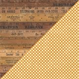 Jillibean Irish Farm House Soup Sea Salt 12x12 Scrapbook Paper