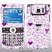samsung Blackjack purple hearts skin 46067