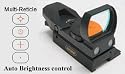Multi-Reticle Holographic Sight With Auto Brightness control