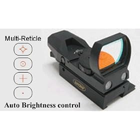 Multi-Reticle Holographic Sight With Auto Brightness control by 