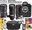 Nikon D3x (25442) 24.5MP FX-Format Digital SLR (Body Only) + Nikon 24-70mm f/2.8G ED-IF AF-S Wide Angle-Telephoto Zoom Nikkor Lens (2164) + Nikon 70-200mm f/2.8G AF-S VR Zoom-Nikkor ED-IF Lens w/ Hood (2139) + 2 Tiffen 77mm Photo Essentials Filter Kit + Samsonite Digital SLR Gadget Camera Bag + 2 Transcend TS16GCF133 133x 16GB Compact Flash Card + Willoughbys Clean & Protect Kit