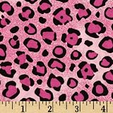 61If8fbmbvL. SL160  44 Wide Animal Prints Leopard Pink/Black Fabric By The Yard