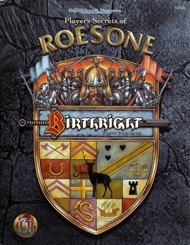 Player's Secrets of Roesone (Advanced Dungeons & Dragons, 2nd Edition: Birthright, Domain Sourcebook/3104)