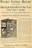 1893 Ad Wood's Natural History Book Illustrations American Agriculturist Gift - Original Print Ad