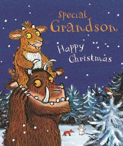 Woodmansterne The Gruffalo &amp; Gruffalos Child Special Grandson Christmas Card