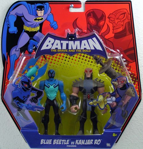  Batman The Brave and The Bold: Blue Beetle vs Kanijar Ro Figures
