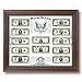 Old US Currency Money Dollar Bills Picture Framed Art Print