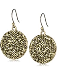 Lucky Brand Pave Disk Earrings