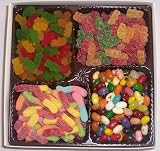 Scotts Cakes Large 4-Pack Sour Inch Worms & Assorted Jelly Beans, Gummie Bears, & Sour Gummie Bears