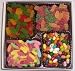 Scott's Cakes Large 4-Pack Sour Inch Worms & Assorted Jelly Beans, Gummie Bears, & Sour Gummie Bears